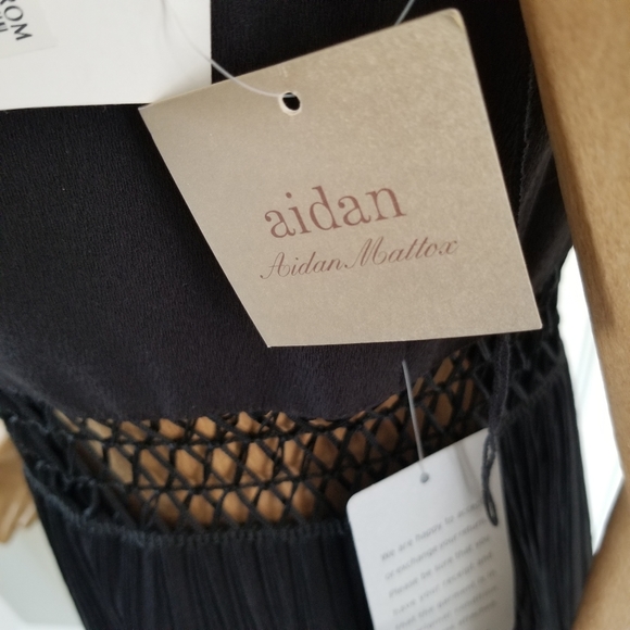 Aidan Mattox fringe dress sz 10 - Picture 2 of 11